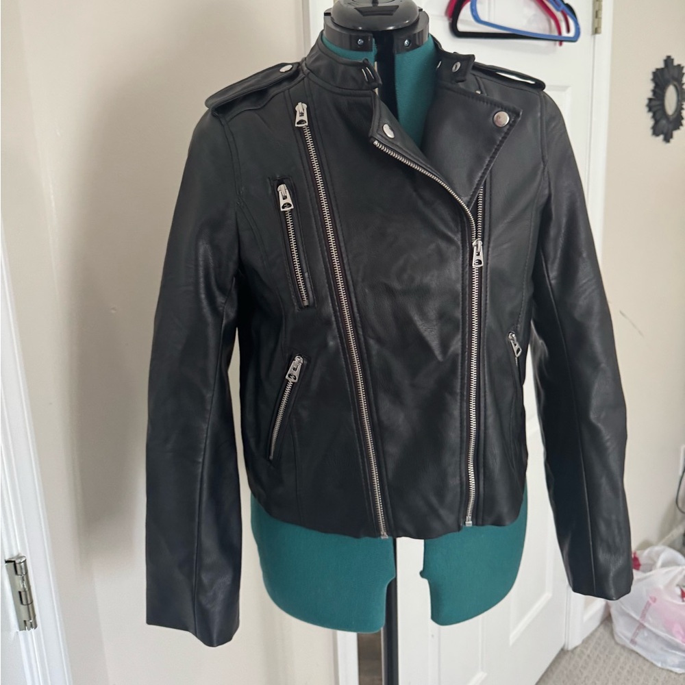 H&M Black Leather Jacket